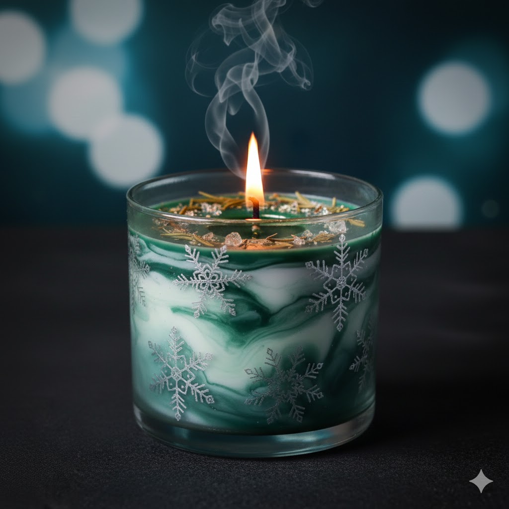 Crystal Winter Scented Candle